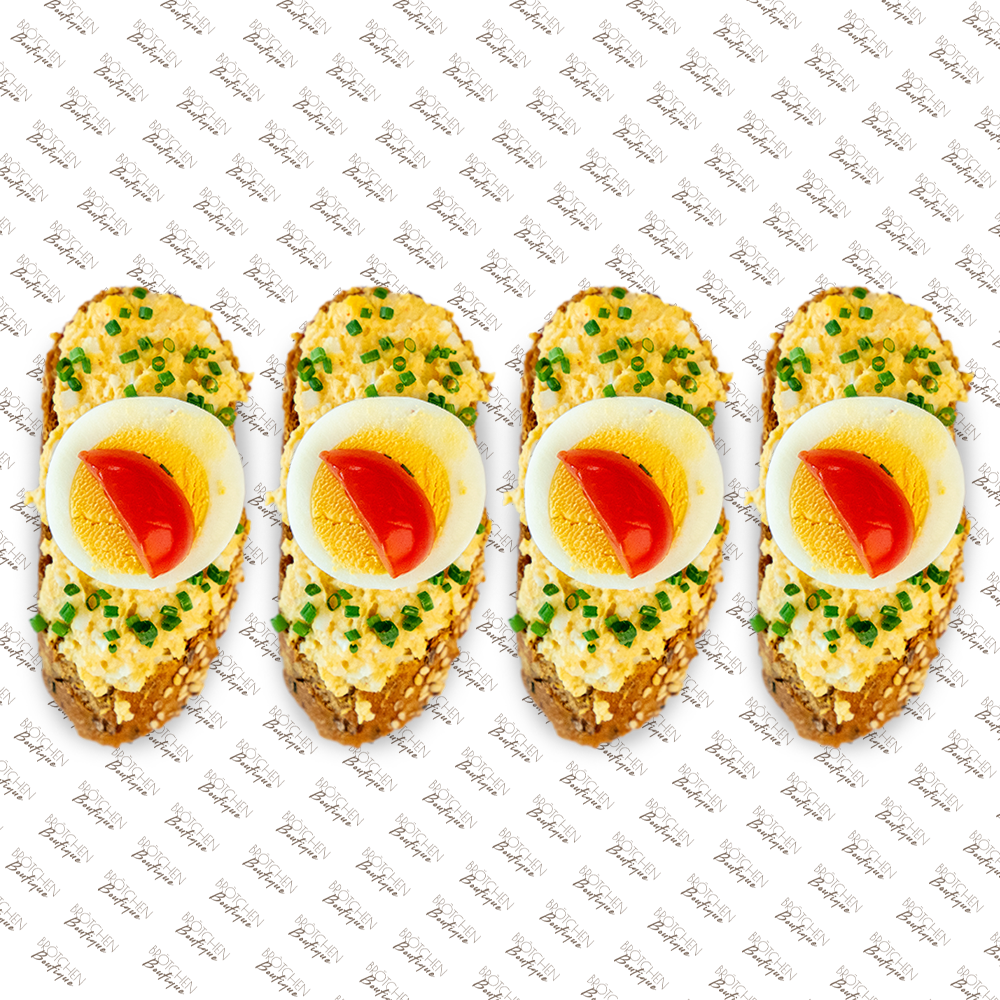 4x Baguette-Brötchen mit Eiaufstrich | pro Stück 2,69€