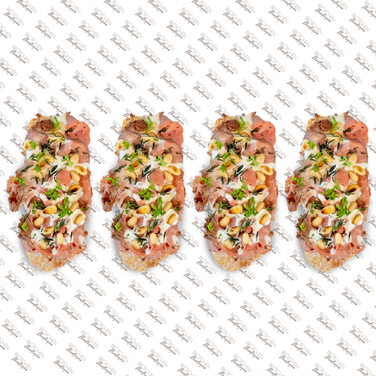 4x Baguette-Brötchen mit Roastbeef & Trüffelsauce | pro Stück 3,49€