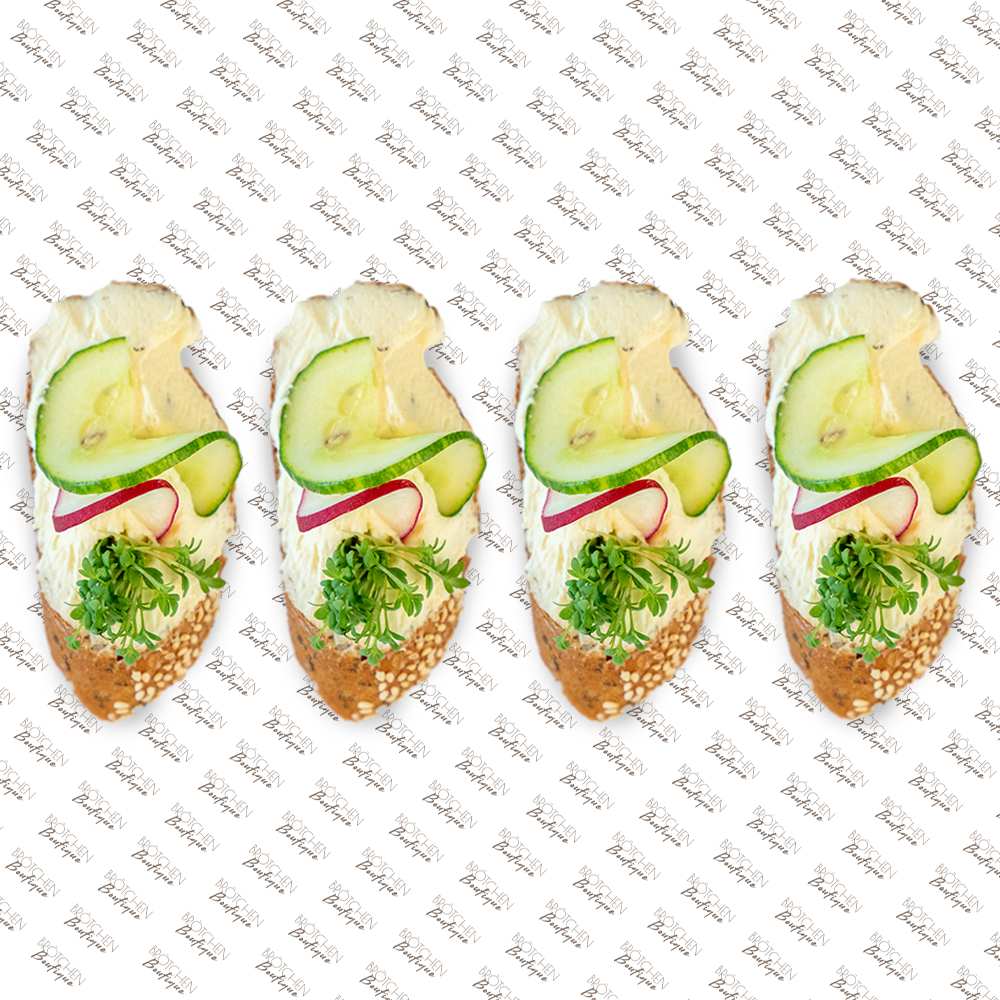 4x Baguette-Brötchen mit Frühlingsaufstrich | pro Stück 2,69€