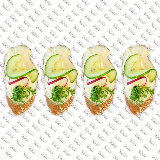 4x Baguette-Brötchen mit Frühlingsaufstrich | pro Stück 2,69€