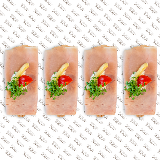 4x Baguette-Brötchen mit Beinschinken & eingelegtem Spargel | pro Stück 2,99€