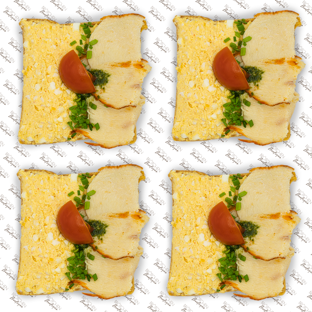 4x Brötchen mit Tandoori-Chicken & Ei | pro Stück 3,19€