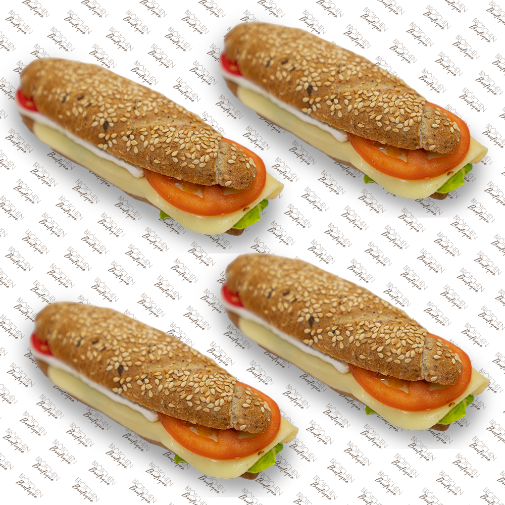 4x Jourkornspitz mit Käse und Frühlingsaufstrich | pro Stück 2,99€