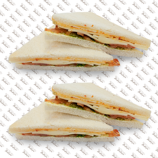 4x Tramezzini Pesto Rosso & Mozzarella | pro Stück 2,89€