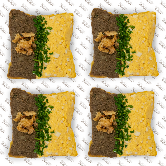 4x Brötchen mit Ei, Schwammerl & Röstzwiebel | pro Stück 2,69€