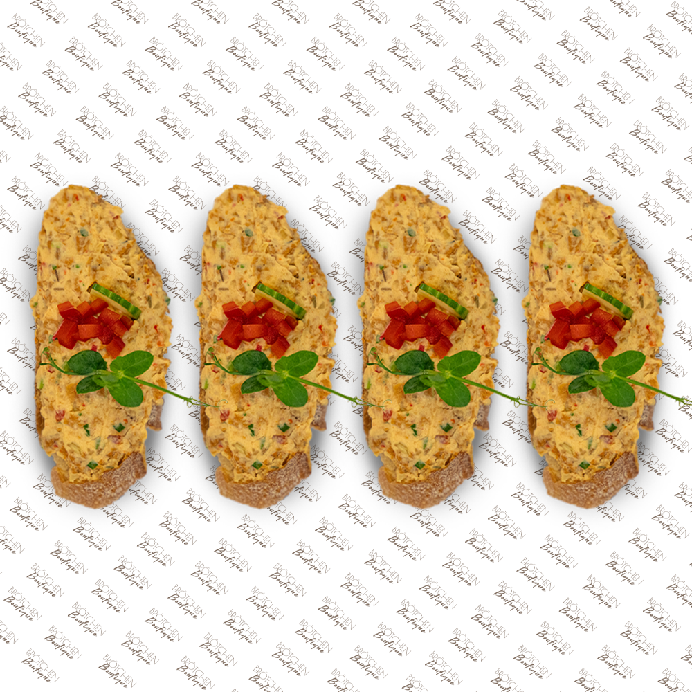 4x Baguette-Brötchen mit Paprika-"Salami"-Aufstrich vegan | pro Stück 3,09€