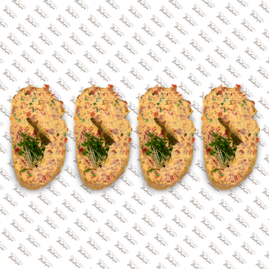 4x Baguette-Brötchen mit Paprika-Salami-Aufstrich | pro Stück 3,09€