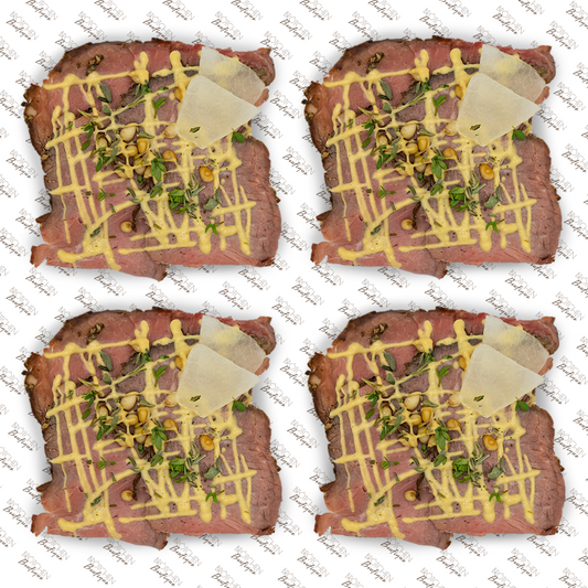 4x Brötchen mit Roastbeef & Senfgurke | pro Stück 3,29€